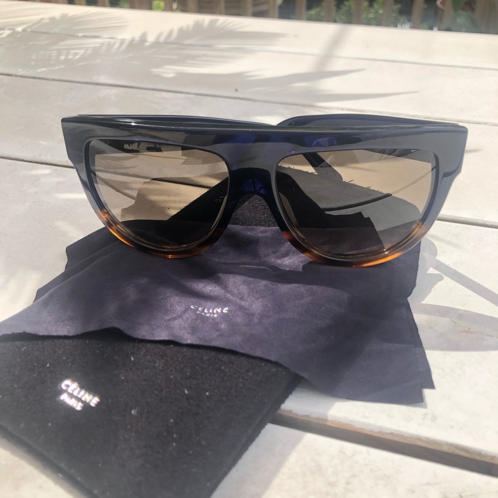 Celine Havana Blue Sunglasses